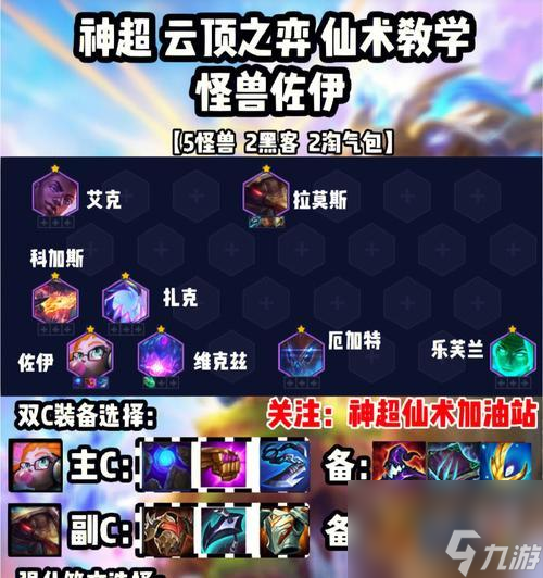 云顶之弈科加斯最新阵容搭配 云顶之弈科加斯6人阵容