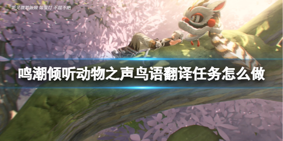 鸣潮讲解思路 鸣潮解析信息任务教程