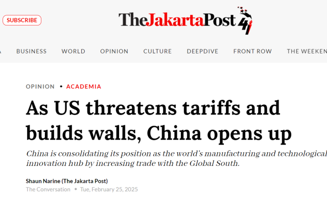 【中国那些事儿】外媒：美国全球范围忙“筑墙” 中国开放合作引领经济新格局