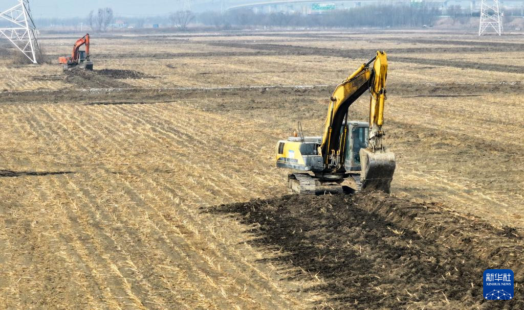 天津津南：高标准农田建设忙