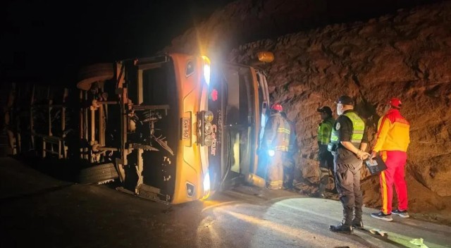 秘鲁发生省际巴士翻车事故 致4死37伤