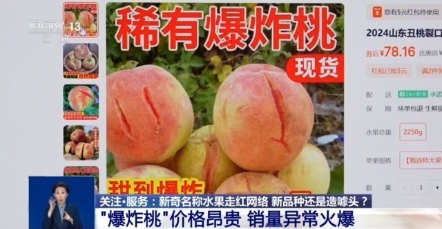 爆炸桃、藏乌梨走红 是新品种还是造噱头？专家解读
