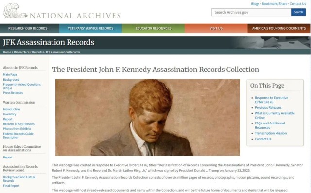 揭秘肯尼迪遇刺案80000页文件