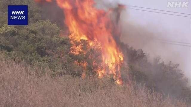 日本多地发生山火 已对超2700人发出避难指示