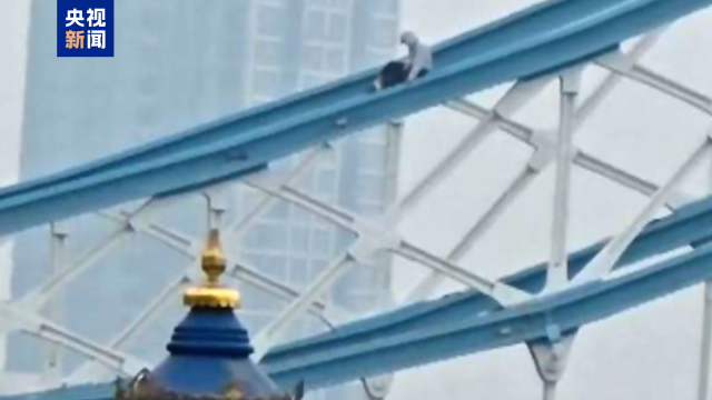 因一男子攀爬栏杆 伦敦标志性建筑塔桥临时关闭