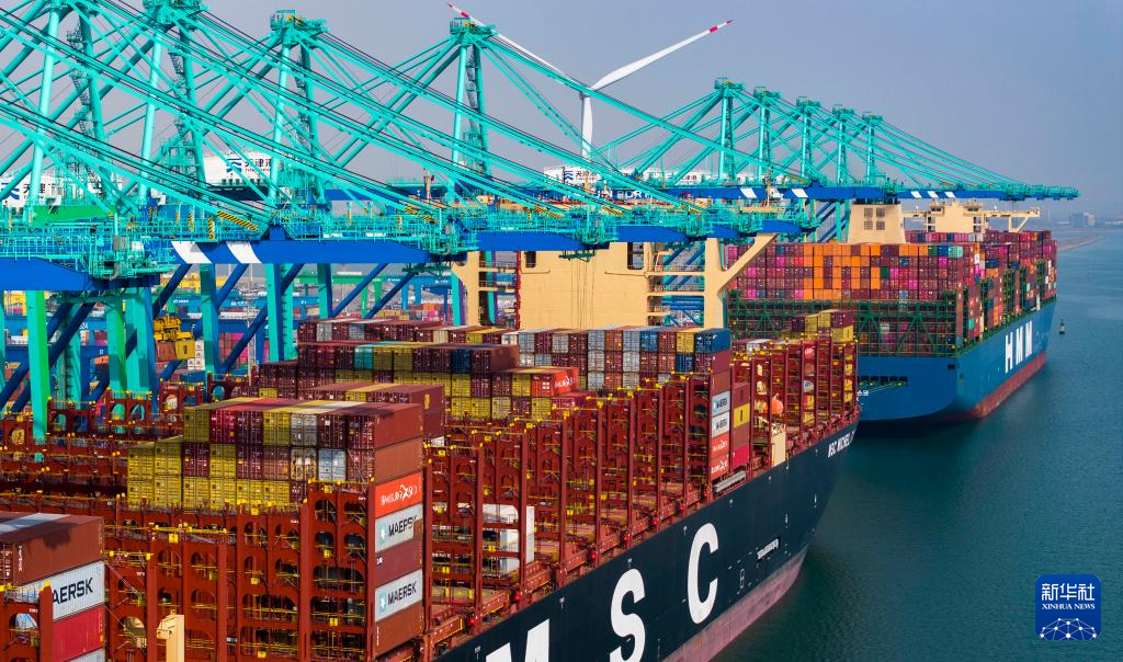 天津港一季度集装箱吞吐量实现“开门红”
