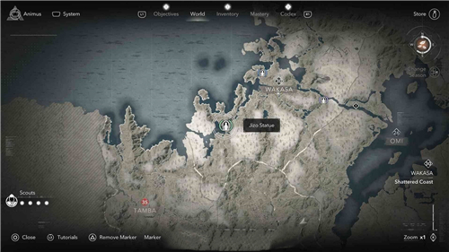 刺客信条影若狭地藏像位置一览