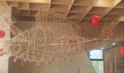 竹编鱼“游”进青山村