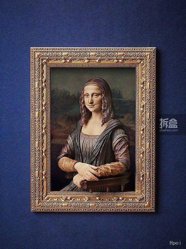 FIGMA 桌上美术馆 达芬奇著作 蒙娜丽莎 艺术可动人偶