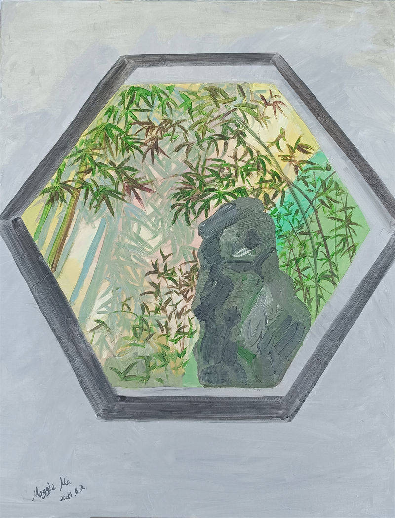 油画家马燕 |《江南2》