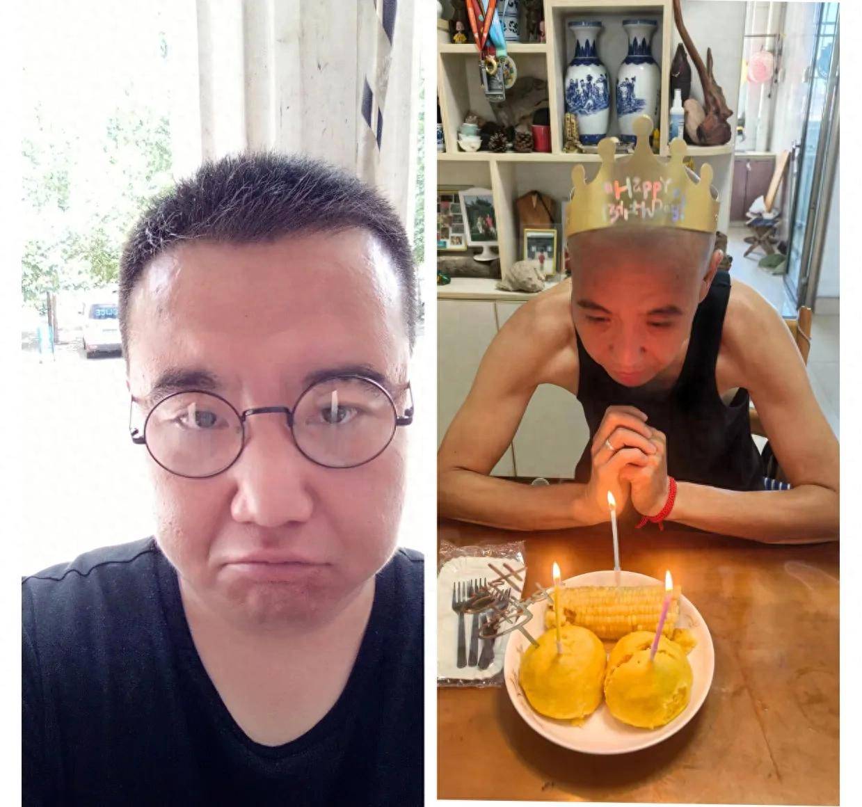 原创            减肥100天体重从220斤减到110斤，变化有多大，从小伙变老大爷