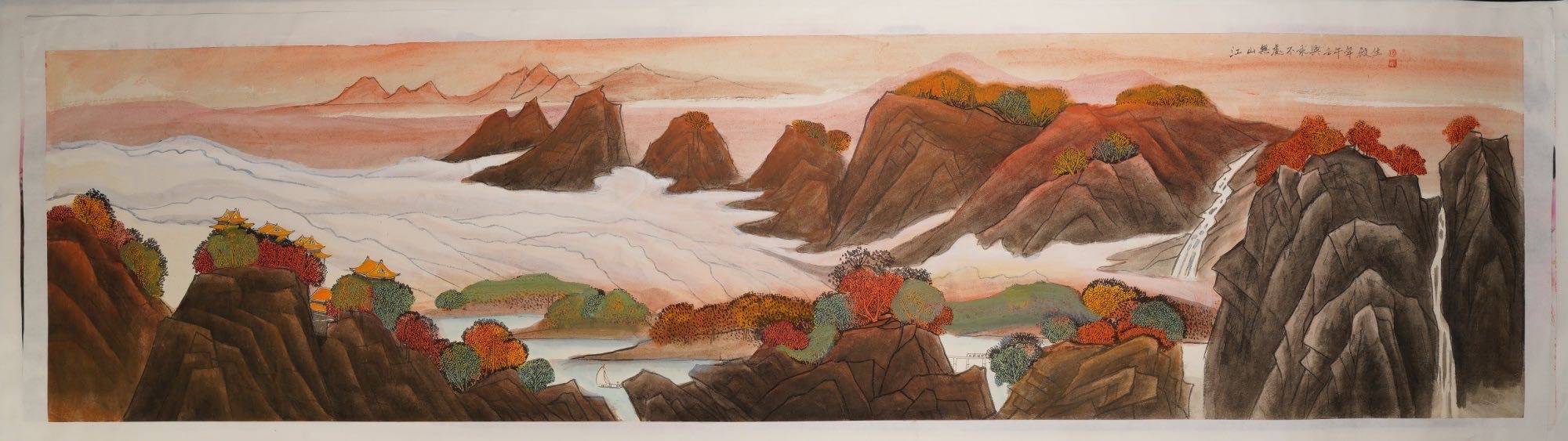 佛山首次！8位“大红袍”画家作品集中亮相