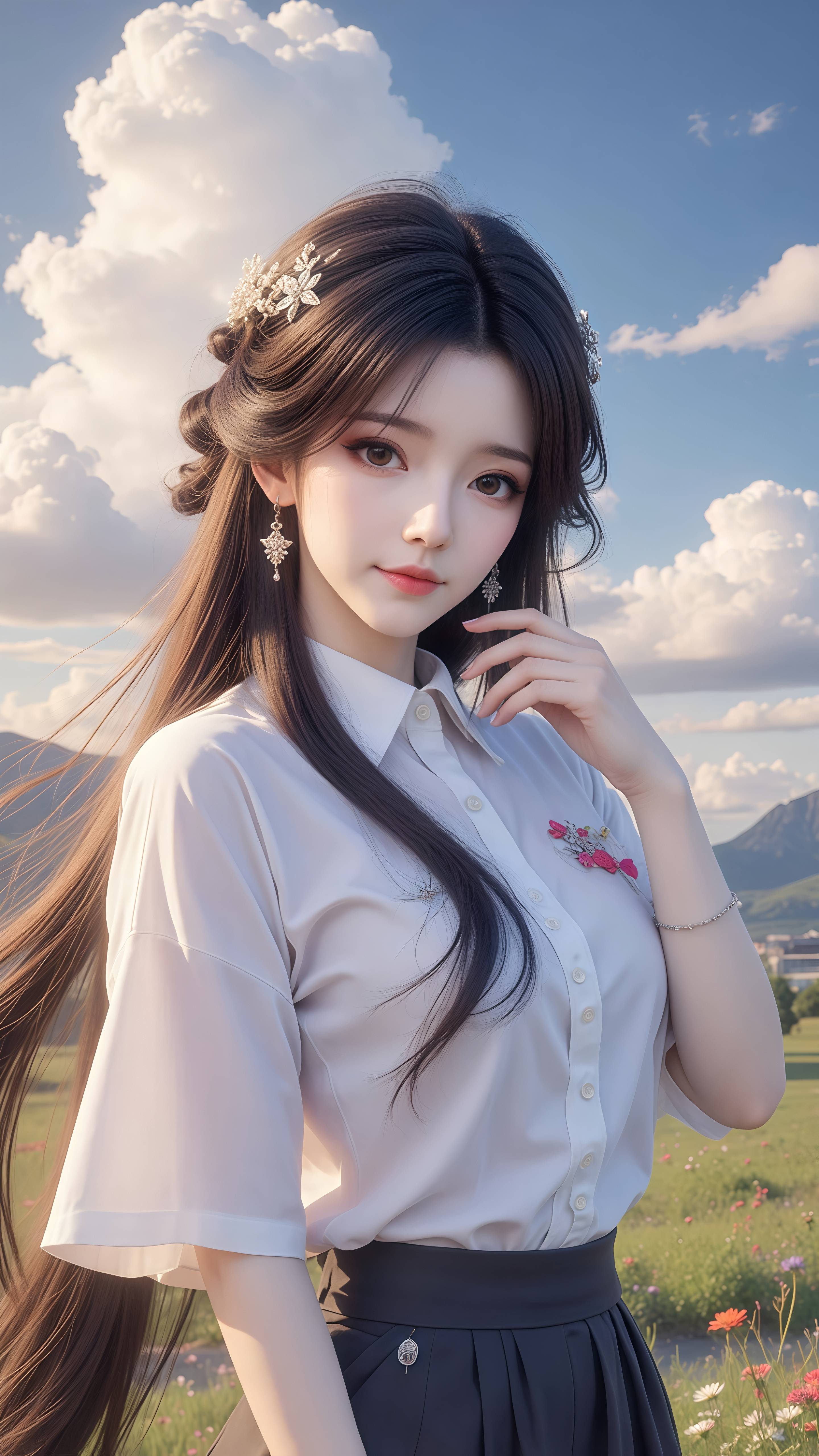 国漫女神姜立AI绘画壁纸：星辰变第六季5月27日复播，期待吗？