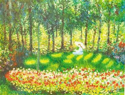 春日正是读书天（油画）