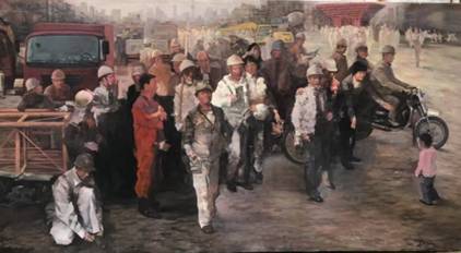 艺术与历史的对话！“时代先锋——庆祝工会百年艺术展”开幕