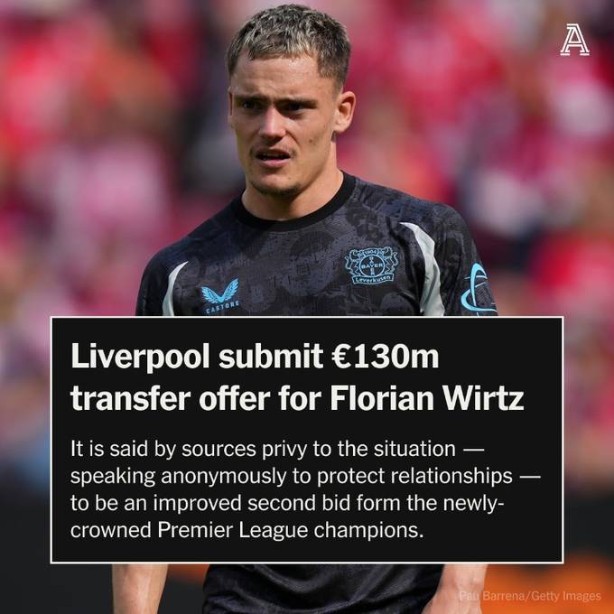 来真的！奥恩斯坦确认：利物浦第二次总价1.3亿欧报价维尔茨