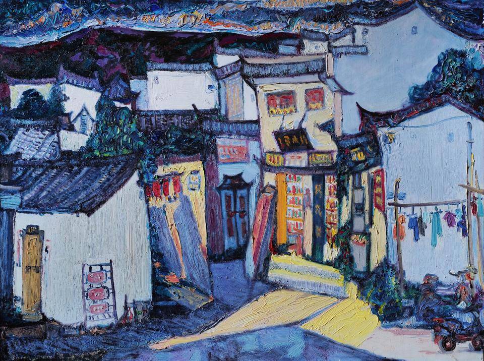 张鹏的油画风景 | 色彩的诗性表达