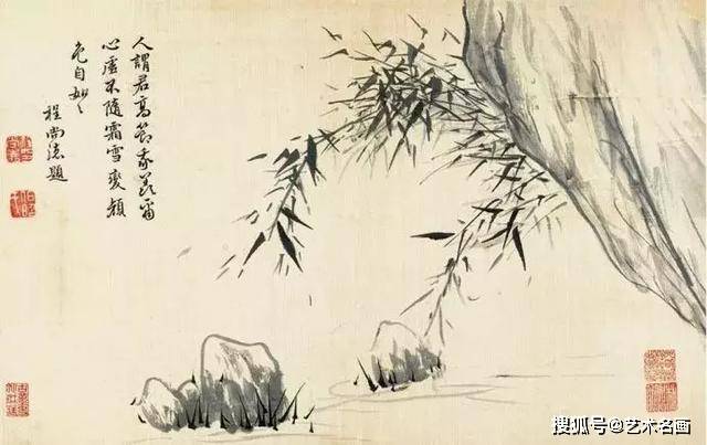 明代画家赵备《墨竹册》欣赏