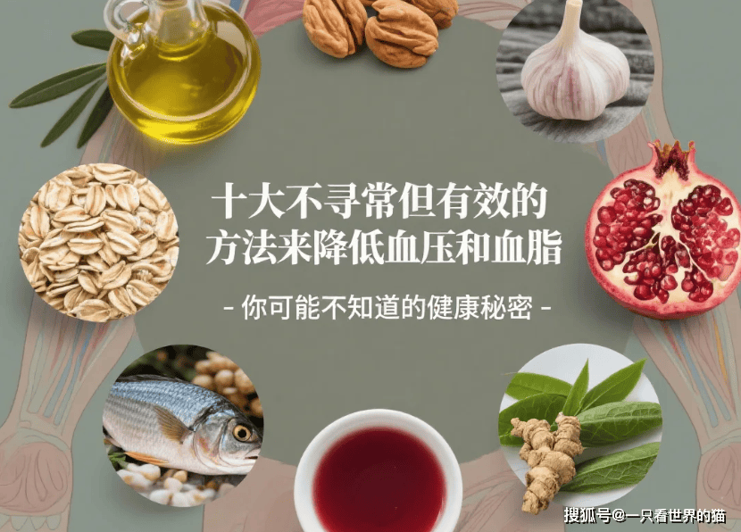 原创            【三高必看】10种天然降压降脂食物清单！医生都在推！