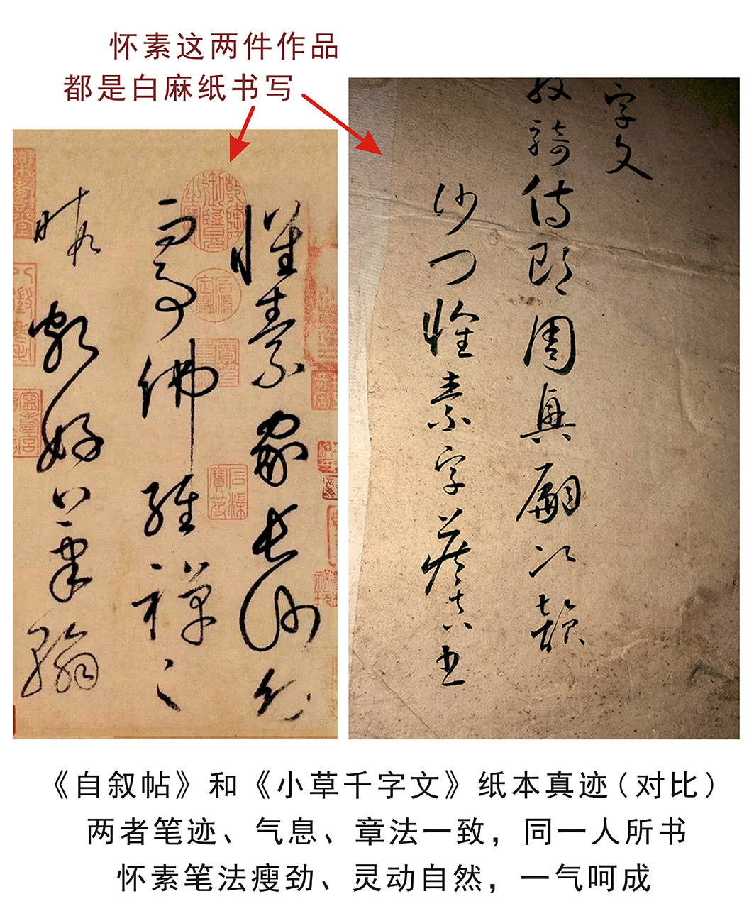 唐代怀素仅存小草真迹现世，揭示古人笔法终极奥义！