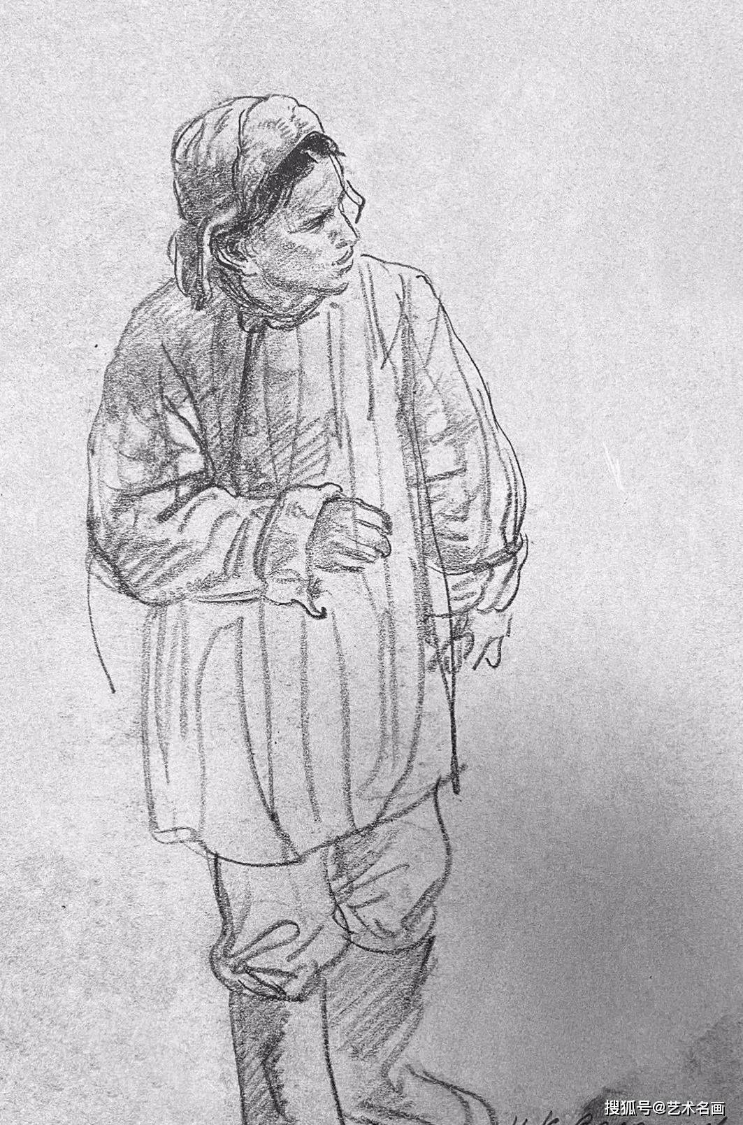 俄罗斯杰出的天才画家，索罗明速写作品！