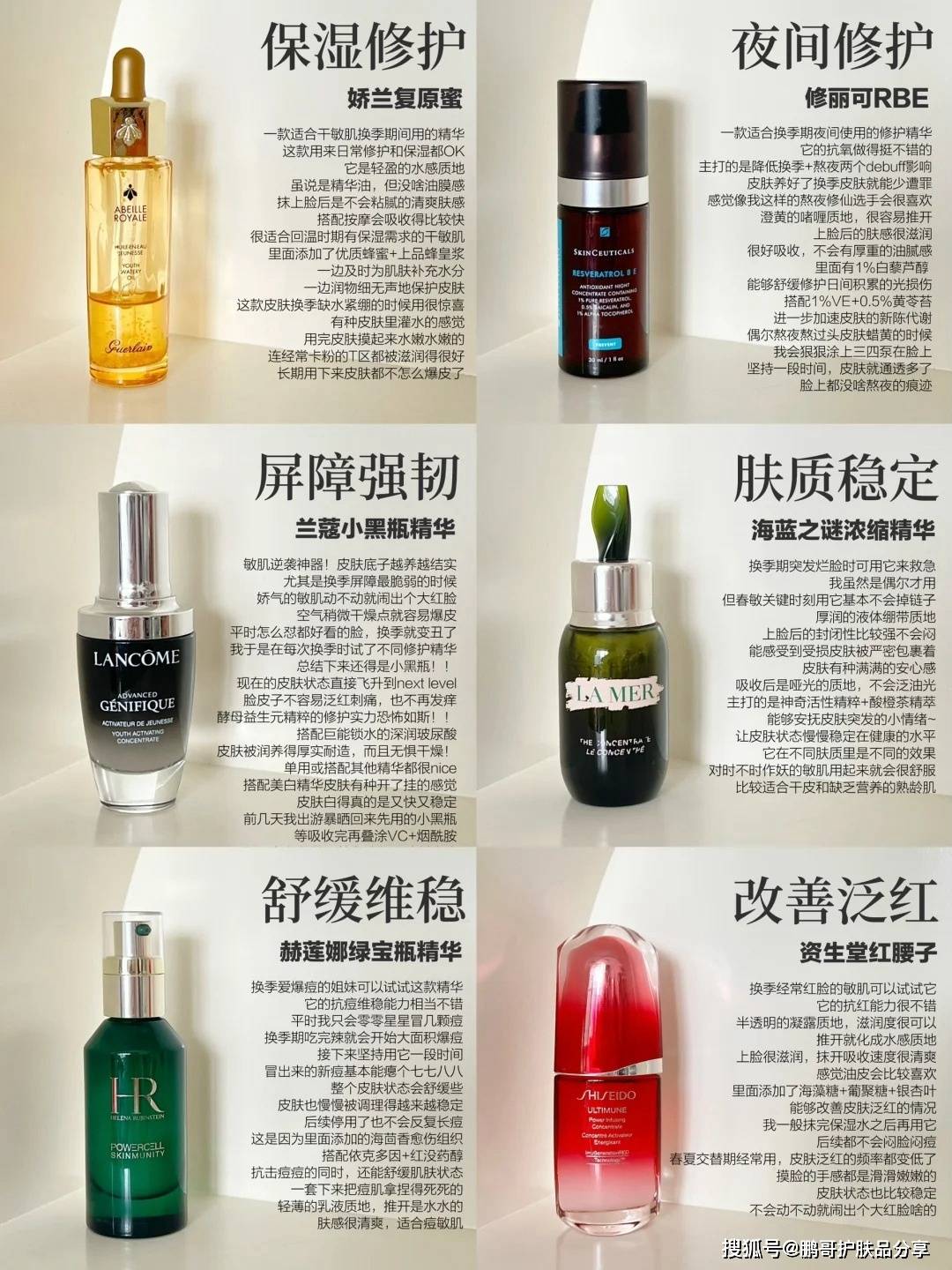原创            有什么牛逼的抗衰老精华推荐吗？这6款大牌抗老精华都靠结果说话