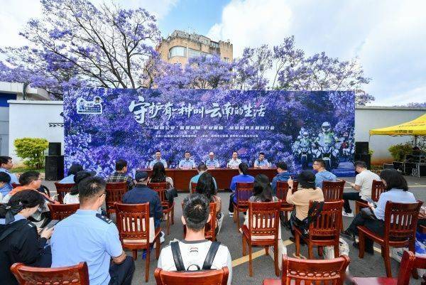 昆明警方：今年蓝花楹开放以来 教场路核心赏花区刑事警情零接报