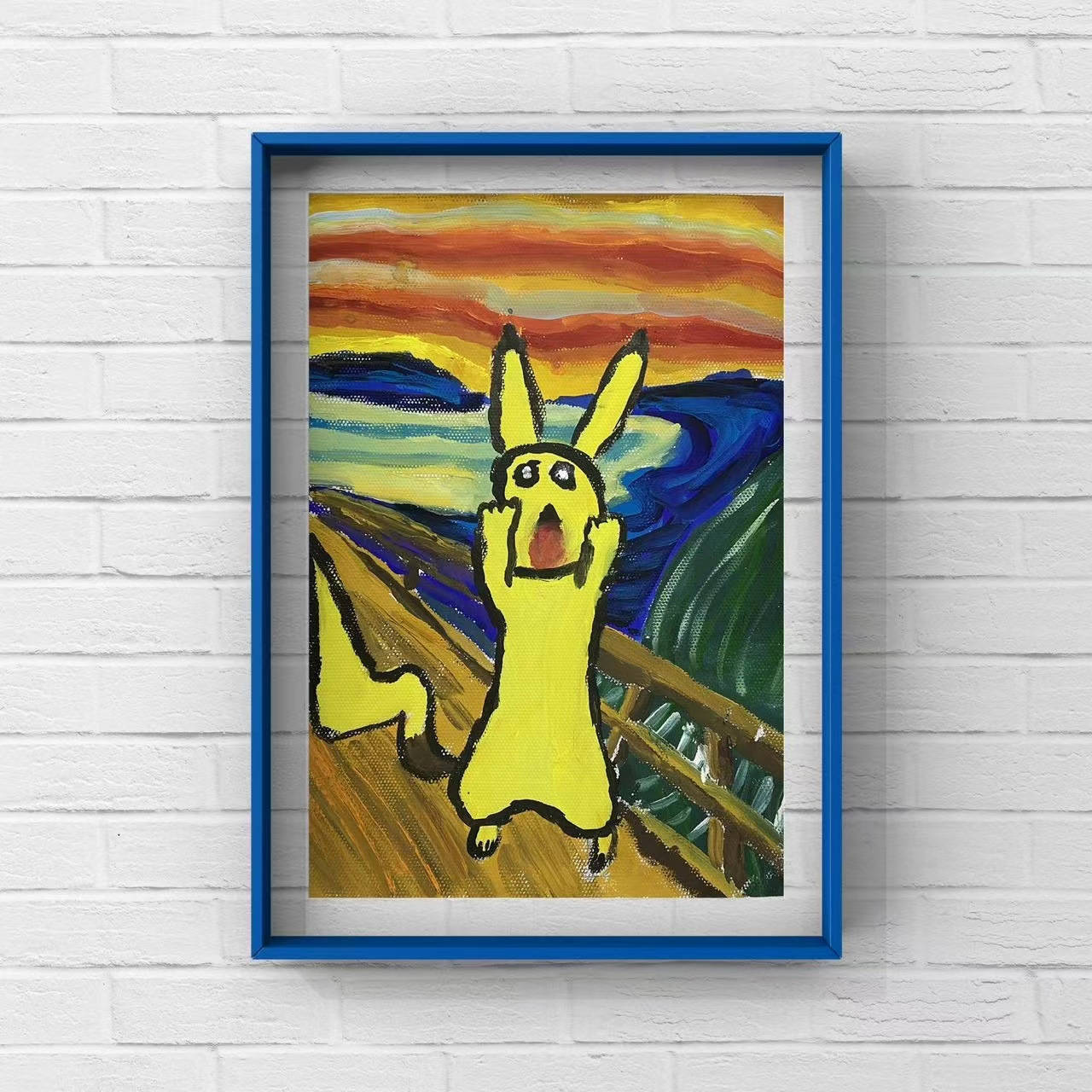 绘画｜《啊！！！》