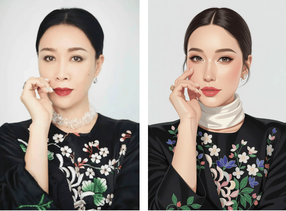 网传《花少7》嘉宾阵容曝光！粉丝用AI自制那英李沁龚俊动漫版路透！