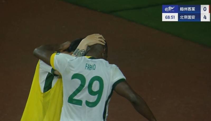 11球登顶中超射手榜！法比奥戴帽，国安4-0领先梅州