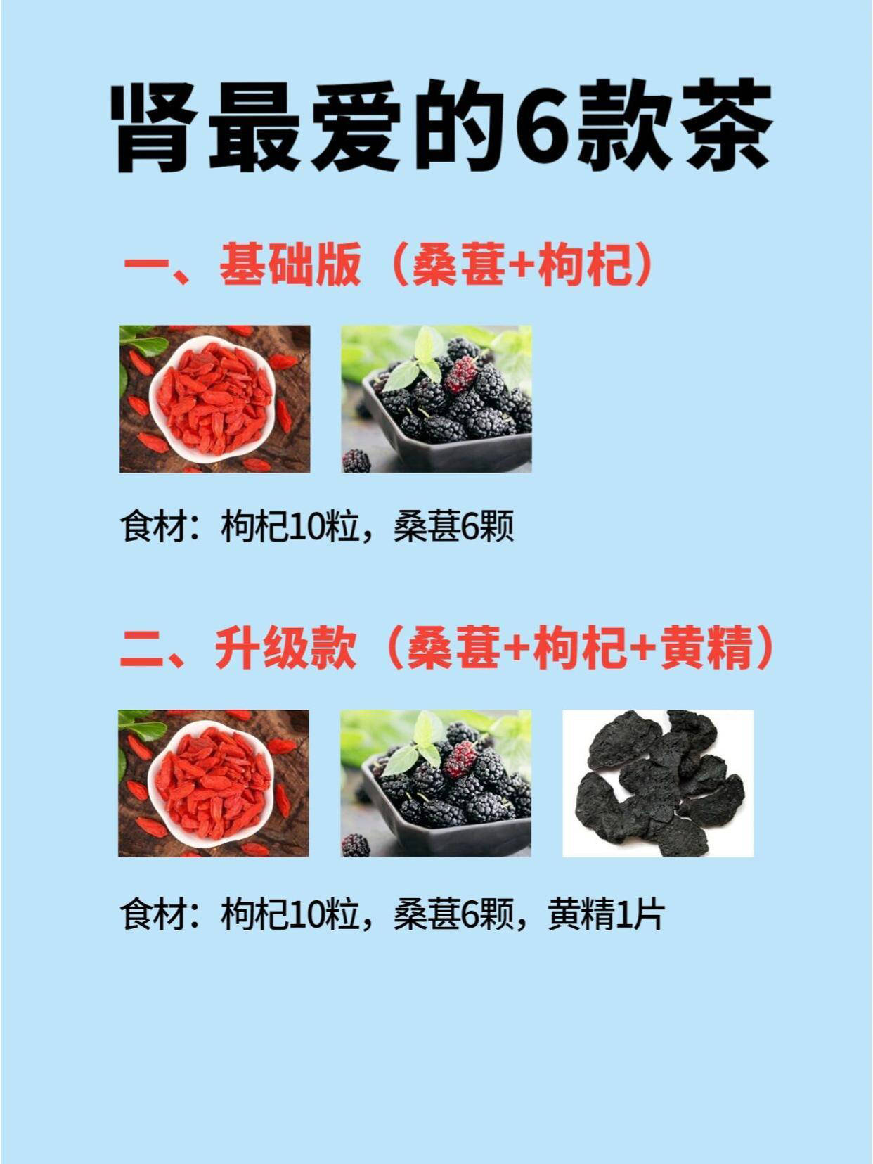 肾虚咋搞？6款对肾好的茶