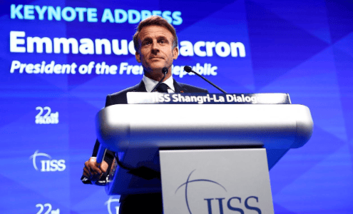 原创            马克龙公开对中国发出威胁：若不阻止朝鲜援俄，北约就进入东南亚