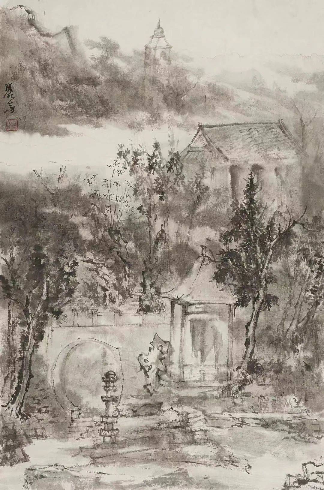 张丽芳 山水写生作品欣赏