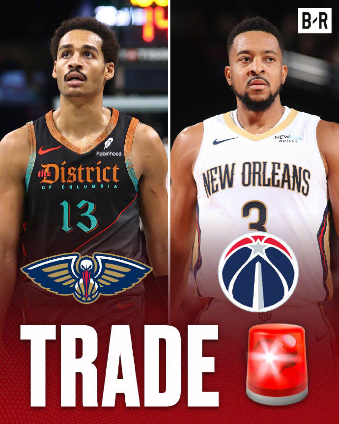 原创            鹈鹕送出CJ+奥利尼克+1次轮 从奇才得到普尔+贝