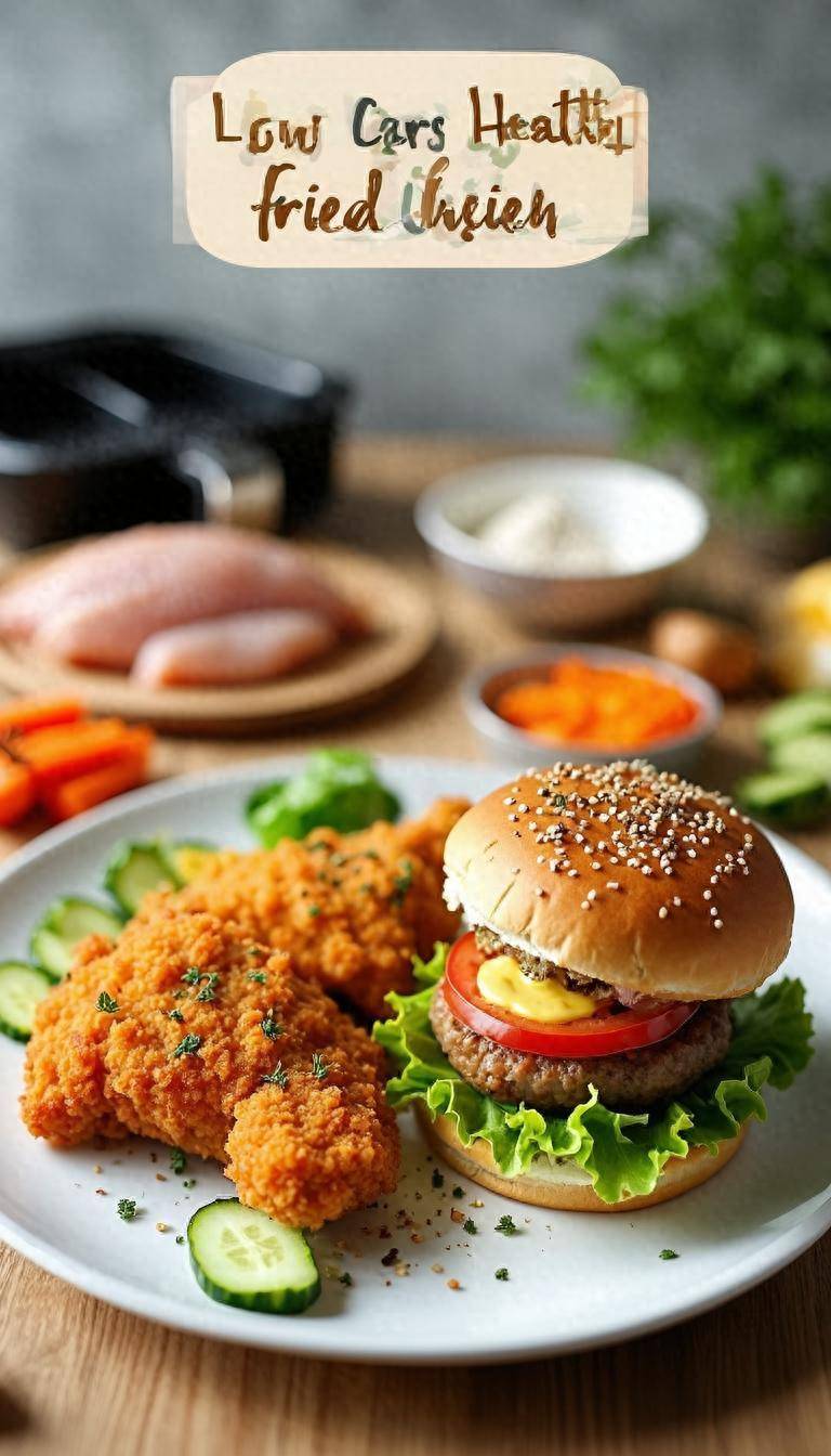 减脂欺骗餐方案：低卡版炸鸡汉堡的平替食谱