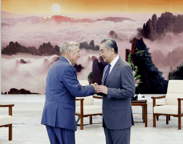 王毅会见美国哈佛大学教授艾利森