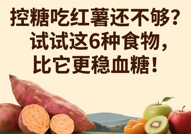 控糖吃红薯还不够？试试这6种食物，比它更稳血糖！