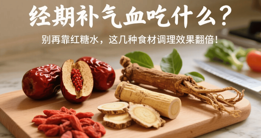 经期补气血吃什么？别再靠红糖水，这几种食材调理效果翻倍！