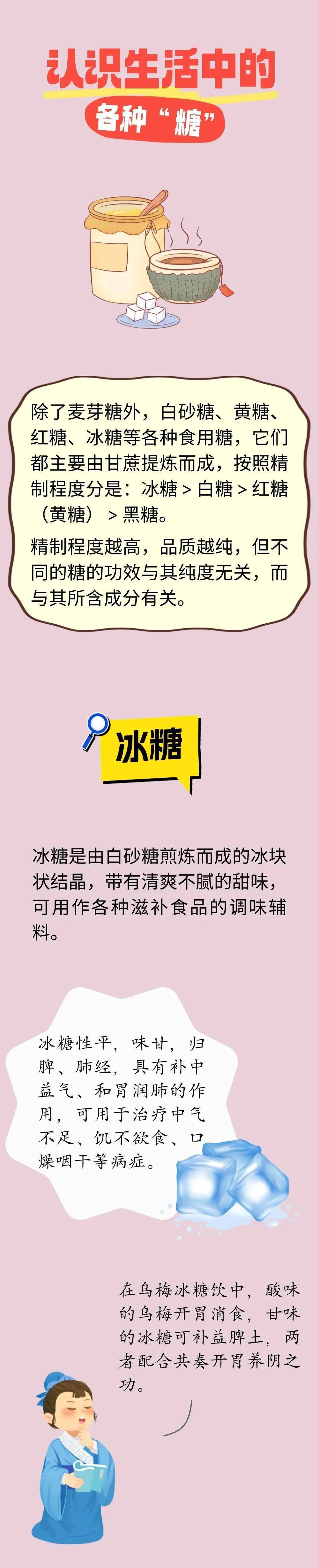 糖不只是“甜”，不同功效各有妙用！脾胃差的人别吃错了