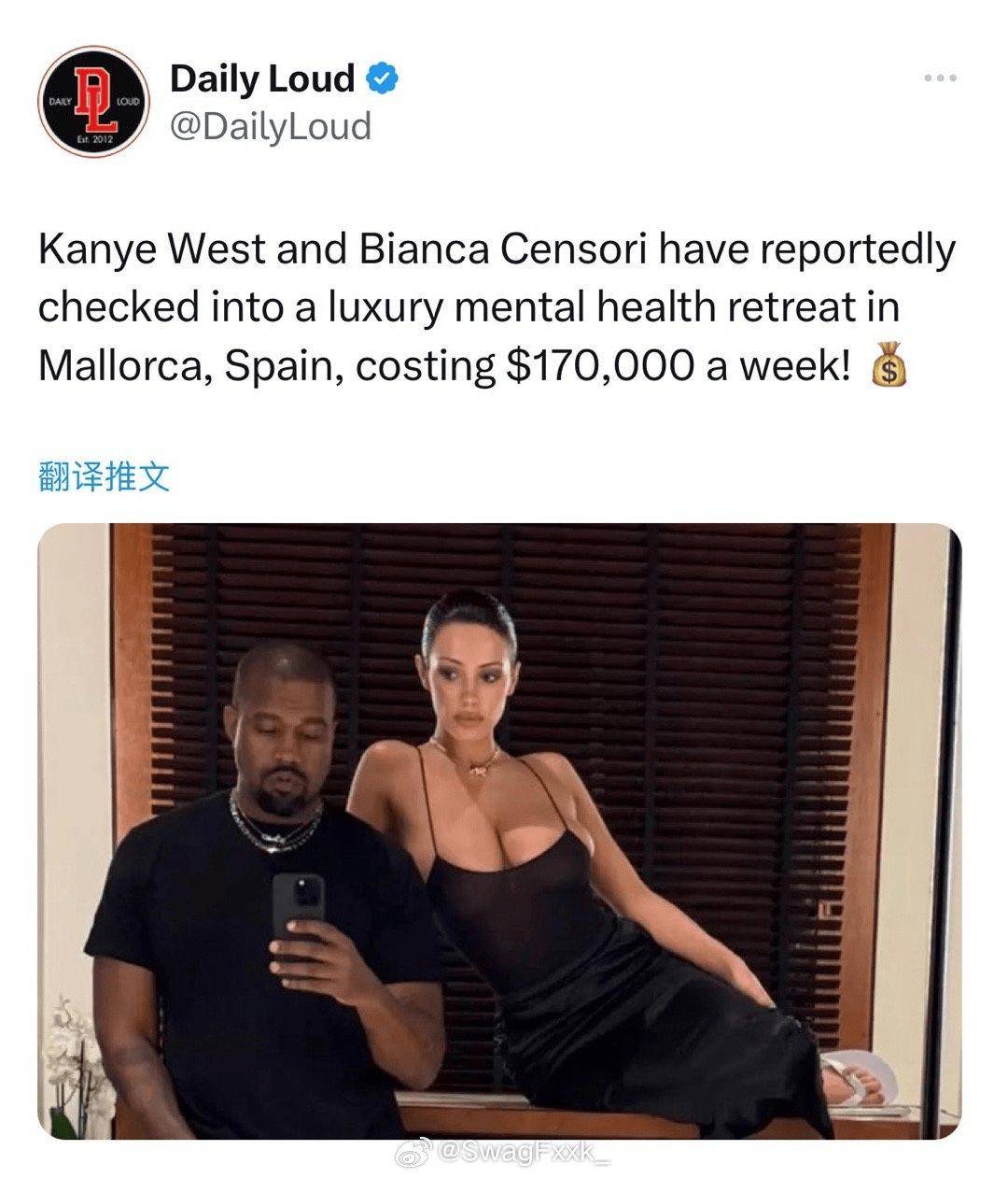 什么情况？Kanye和老婆住进精神病院了！