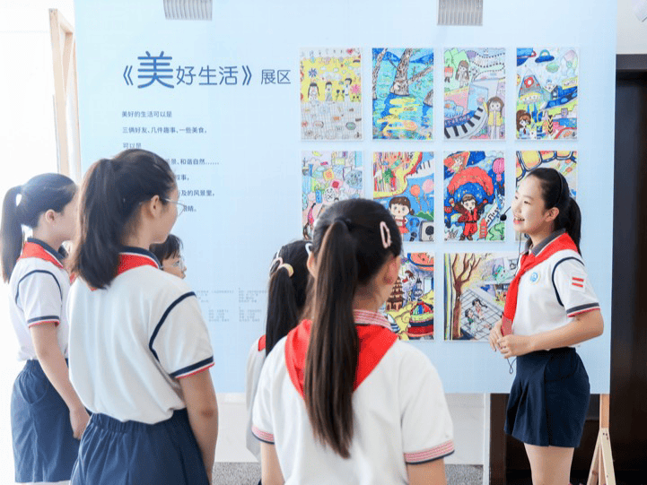 墙画里的美育课，体验中的生涯路：上海这所学校用艺术点亮成长