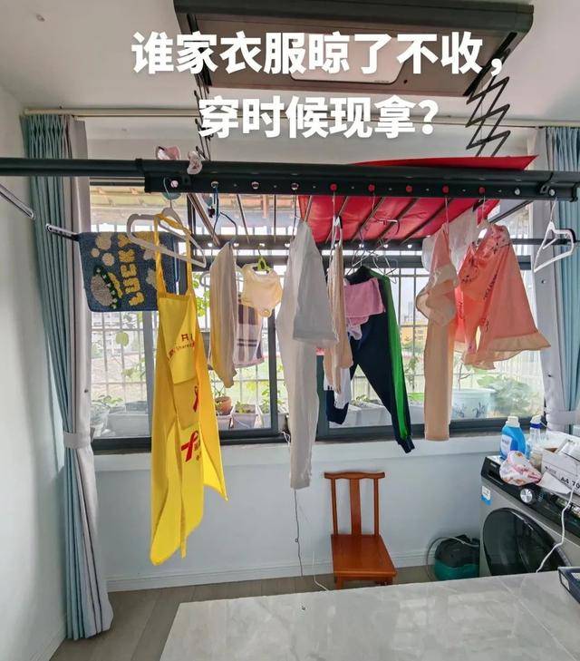 浙江发现一户人家“高级晾衣法”，做法太高明了，你确定不学起来？