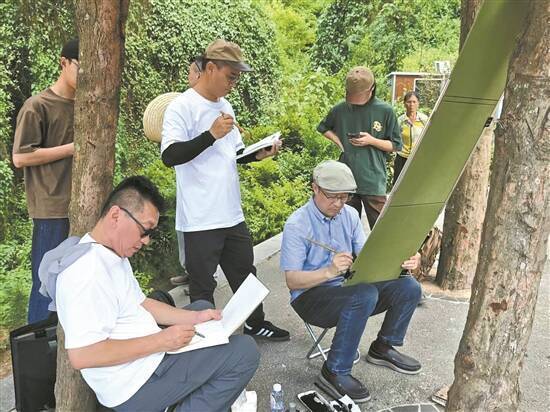 广东“深扎”采风首站走进茂名 实“荔”写生“百千万”图景