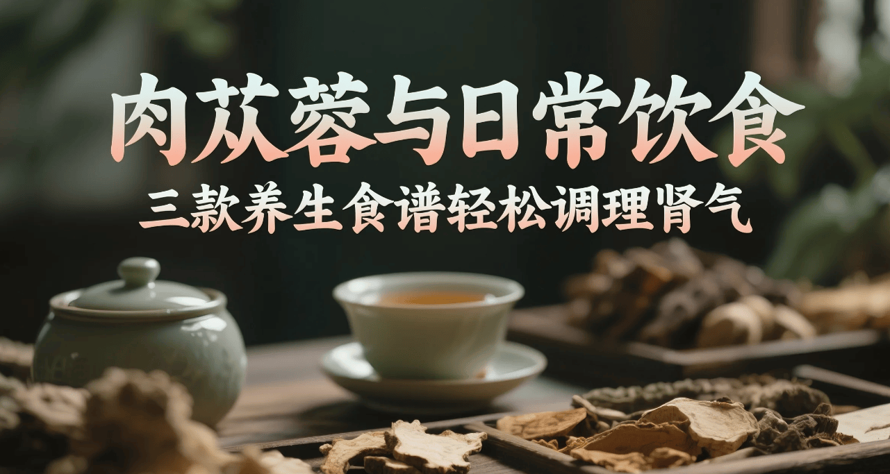 肉苁蓉与日常饮食：三款养生食谱轻松调理肾气