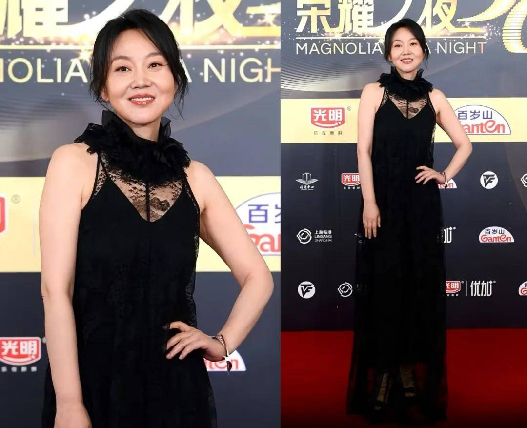 原创            白玉兰奖提名晚宴：刘亦菲童瑶造型亮眼，林更新胡子造型有新鲜感