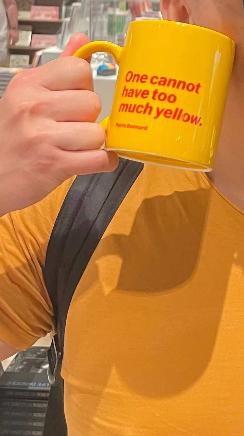 在MoMa（纽约现代艺术博物馆）里看到一个艺术马克杯