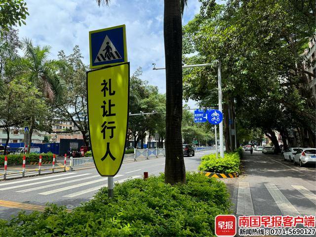 交警提醒：在南宁街头，看到这样的标志牌请注意！