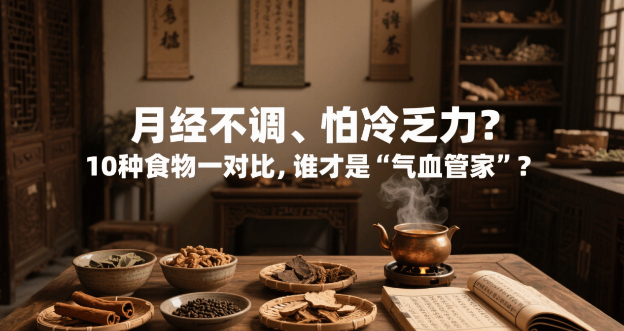 月经不调、怕冷乏力？10种食物一对比，谁才是“气血管家”？