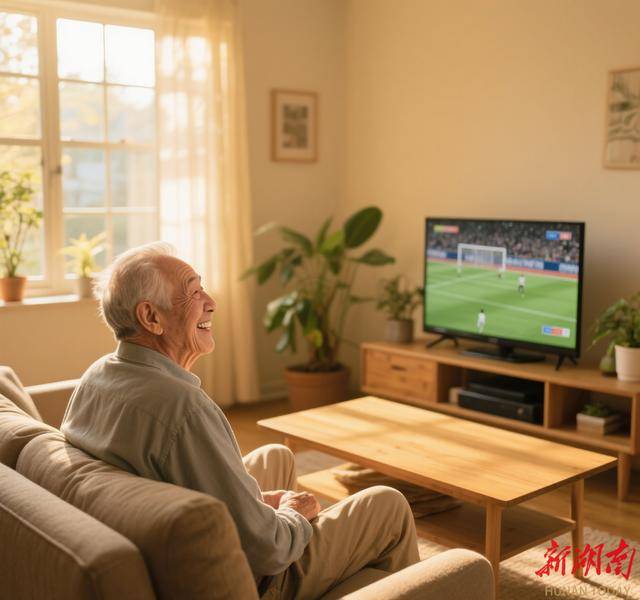 老人看比赛有助消除抑郁