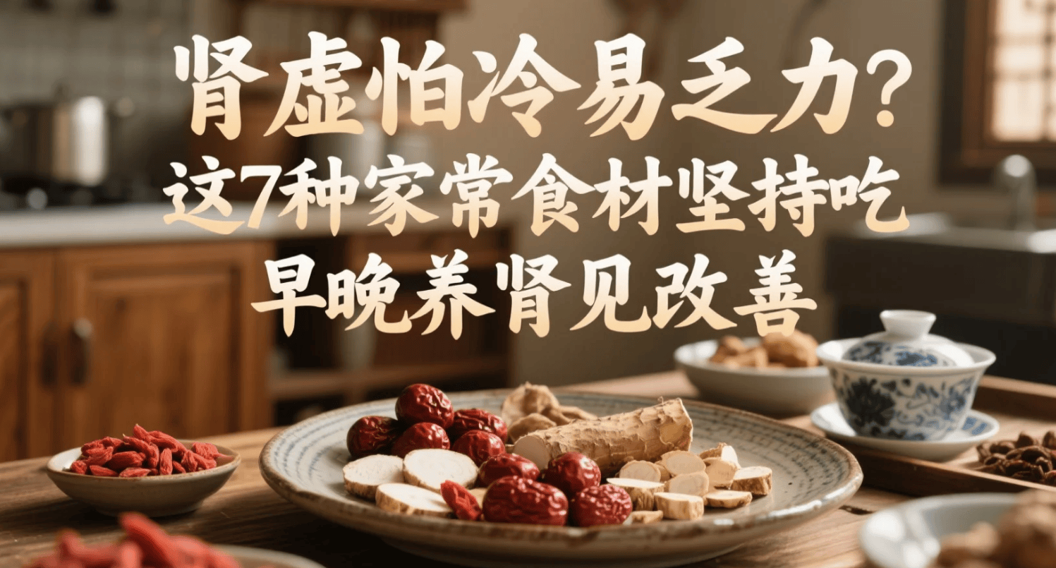 肾虚怕冷易乏力？这7种家常食材坚持吃，早晚养肾见改善
